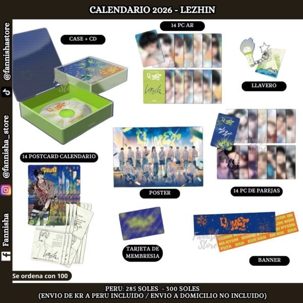 Calendario 2026 - LEZHIN