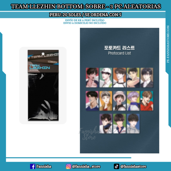 [PRE-ORDEN] Sobres de Photocards Aleatorias