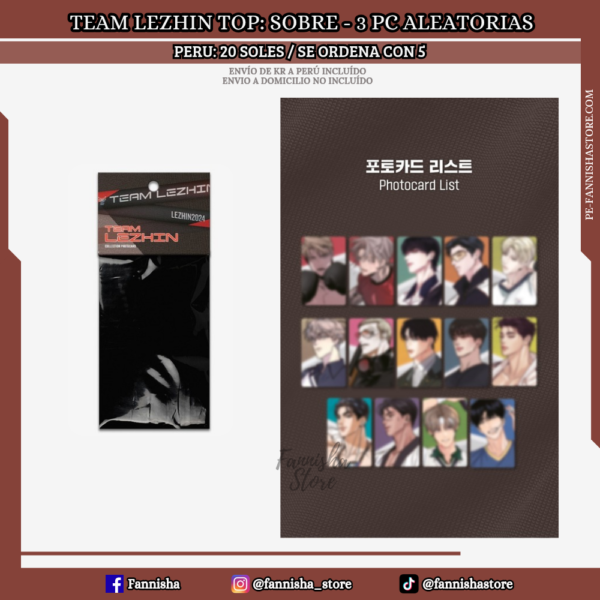 [PRE-ORDEN] Sobres de Photocards Aleatorias