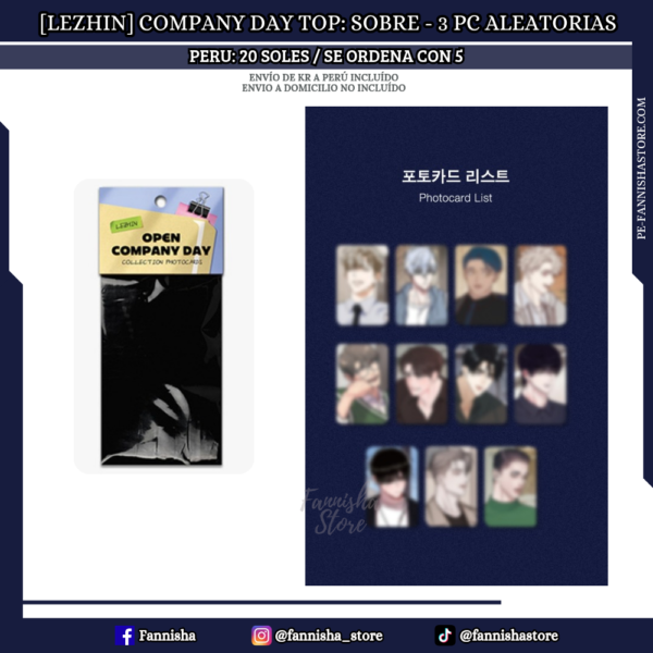 [PRE-ORDEN] Sobres de Photocards Aleatorias