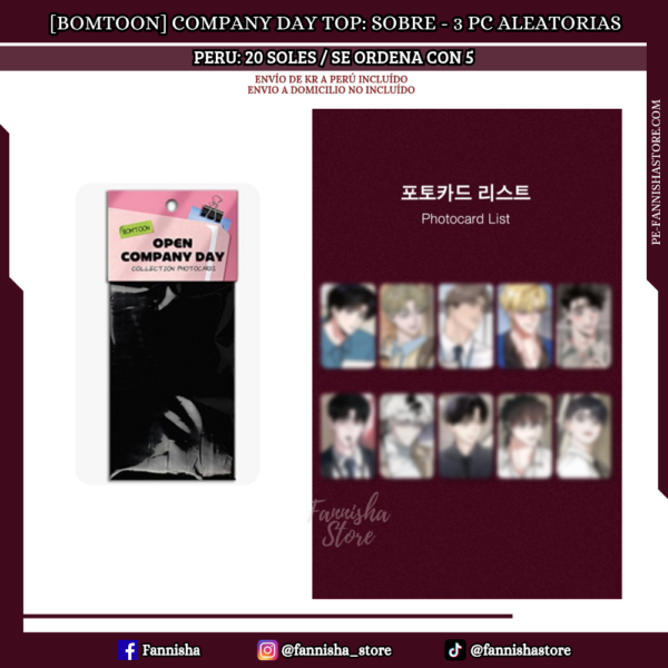 [PRE-ORDEN] Sobres de Photocards Aleatorias
