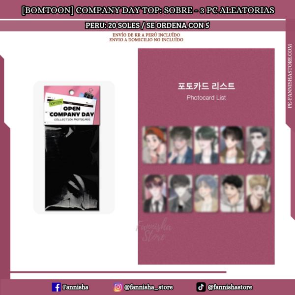 [PRE-ORDEN] Sobres de Photocards Aleatorias