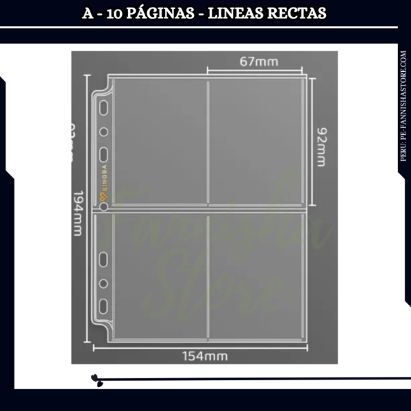 Hojas para Binder A5 SINGBA - Disponible