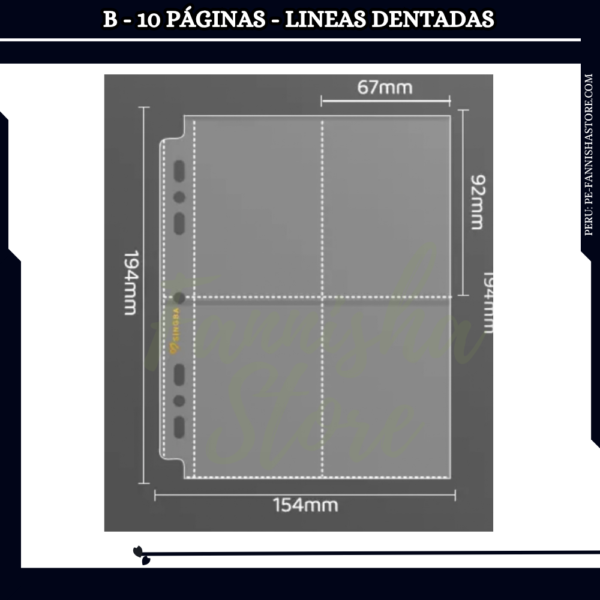 Hojas para Binder A5 SINGBA - Disponible